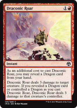 Draconic Roar - Iconic Masters Spoiler