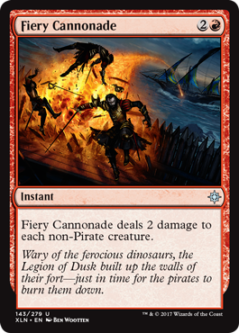 Fiery Cannonade - Ixalan Spoiler