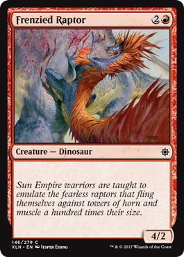 Frenzied Raptor - Ixalan Spoiler