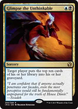 Glimpse the Unthinkable - Iconic Masters Spoiler
