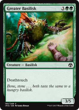 Greater Basilisk - Iconic Masters Spoiler