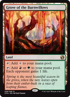 Grove of the Burnwillows - Iconic Masters Spoiler
