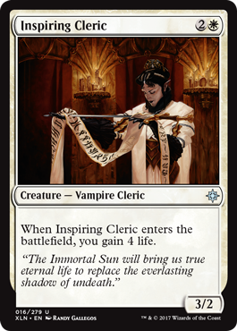 Inspiring Cleric - Ixalan Spoiler