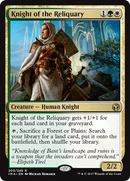 Knight of the Reliquary - Iconic Masters Spoiler