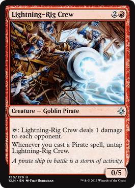 Lightning-Rig Crew - Ixalan Spoiler