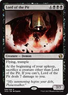 Lord of the Pit - Iconic Masters Spoiler