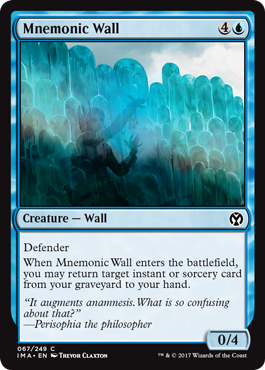 Mnemonic Wall - Iconic Masters Spoiler