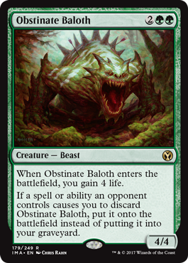 Obstinate Baloth - Iconic Masters Spoiler