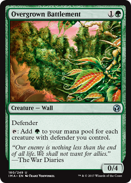 Overgrown Battlement - Iconic Masters Spoiler