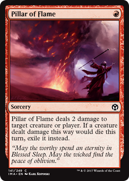 Pillar of Flame - Iconic Masters Spoiler