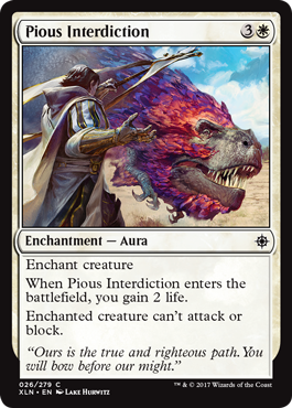 Pious Interdiction - Ixalan Spoiler