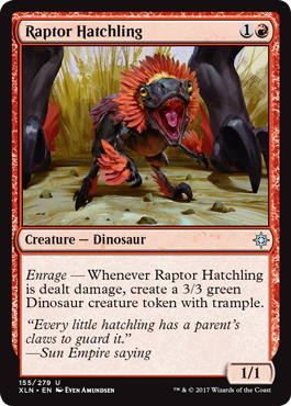 Raptor Hatchling - Ixalan Spoiler