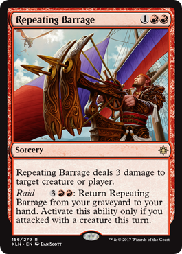 Repeating Barrage - Ixalan Spoiler