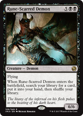 Rune-Scarred Demon - Iconic Masters Spoiler