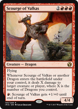 Scourge of Valkas - Iconic Masters Spoiler