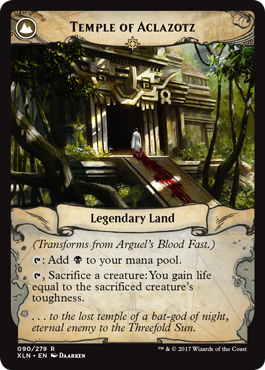 Temple of Aclazotz - Ixalan Spoiler