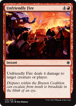 Unfriendly Fire - Ixalan Spoiler