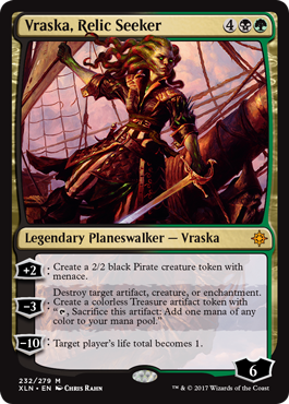 Vraska, Relic Seeker - Ixalan Planeswalker Spoiler