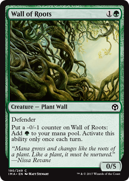 Wall of Roots - Iconic Masters Spoiler