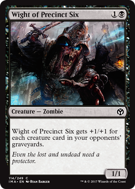 Wight of Precinct Six - Iconic Masters Spoiler