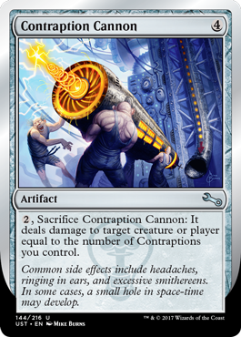 Contraption Cannon - Unstable Spoiler