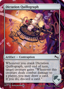 Dictation Quillograph - Unstable Spoiler