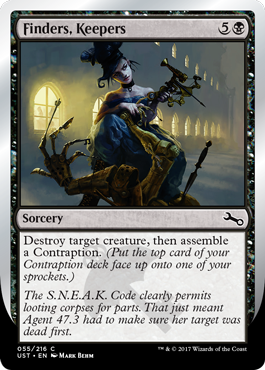 Finders, Keepers - Unstable Spoiler