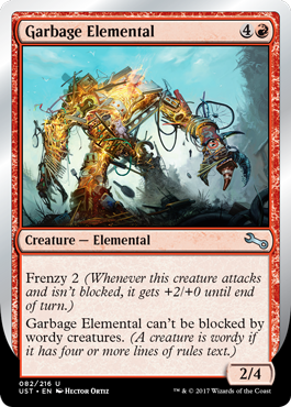 Garbage Elemental - Unstable Spoiler