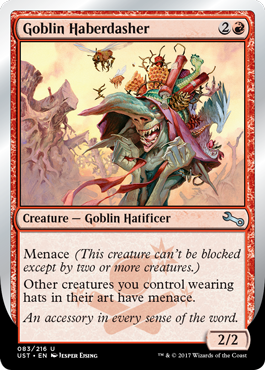 Goblin Haberdasher - Unstable Spoiler