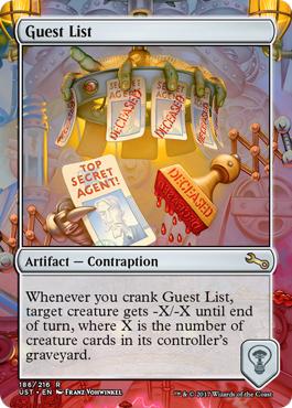 Guest List - Unstable Spoiler