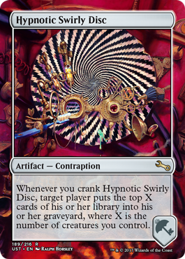 Hypnotic Swirly Disc - Unstable Spoiler