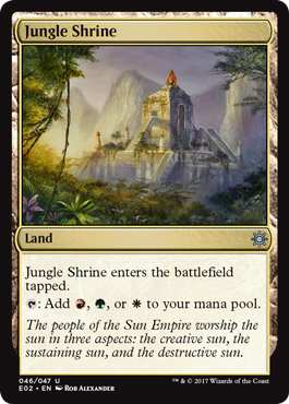 Jungle Shrine - Explorers of Ixalan Spoiler