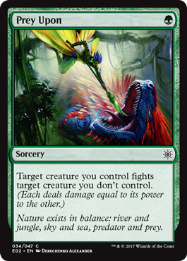 Prey Upon - Explorers of Ixalan Spoiler