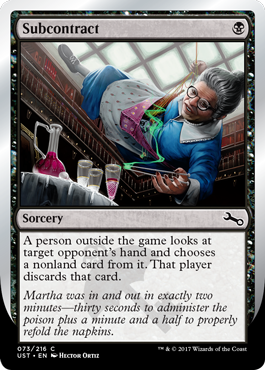 Subcontract - Unstable Spoiler