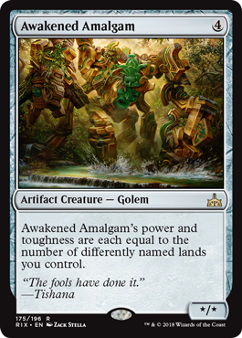 Awakened Amalgam - Rivals of Ixalan Spoiler