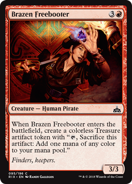 Brazen Freebooter - Rivals of Ixalan Spoiler