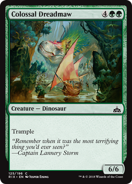 Colossal Dreadmaw - Rivals of Ixalan Spoiler