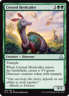 Crested Herdcaller - Rivals of Ixalan Spoiler