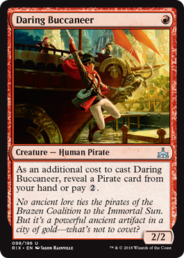 Daring Buccaneer - Rivals of Ixalan Spoiler