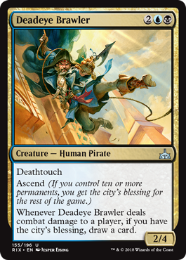 Deadeye Brawler - Rivals of Ixalan Spoiler