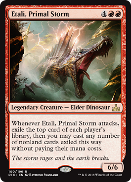 Etali, Primal Storm - Rivals of Ixalan Spoiler