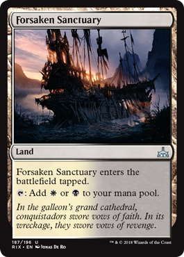 Forsaken Sanctuary - Rivals of Ixalan Spoiler