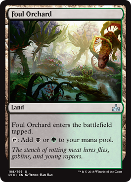Foul Orchard - Rivals of Ixalan Spoiler