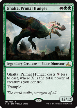 Ghalta, Primal Hunger - Rivals of Ixalan Spoiler