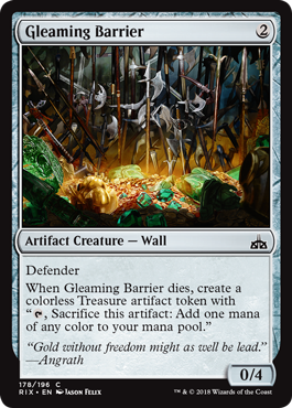 Gleaming Barrier - Rivals of Ixalan Spoiler