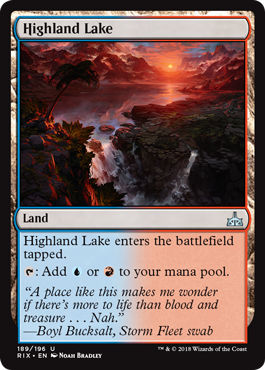 Highland Lake - Rivals of Ixalan Spoiler