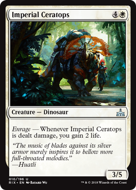 Imperial Ceratops - Rivals of Ixalan Spoiler