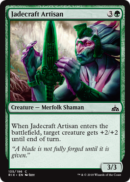 Jadecraft Artisan - Rivals of Ixalan Spoiler