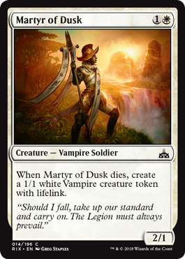 Martyr of Dusk - Rivals of Ixalan Spoiler