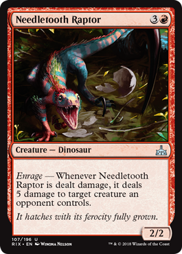 Needletooth Raptor - Rivals of Ixalan Spoiler